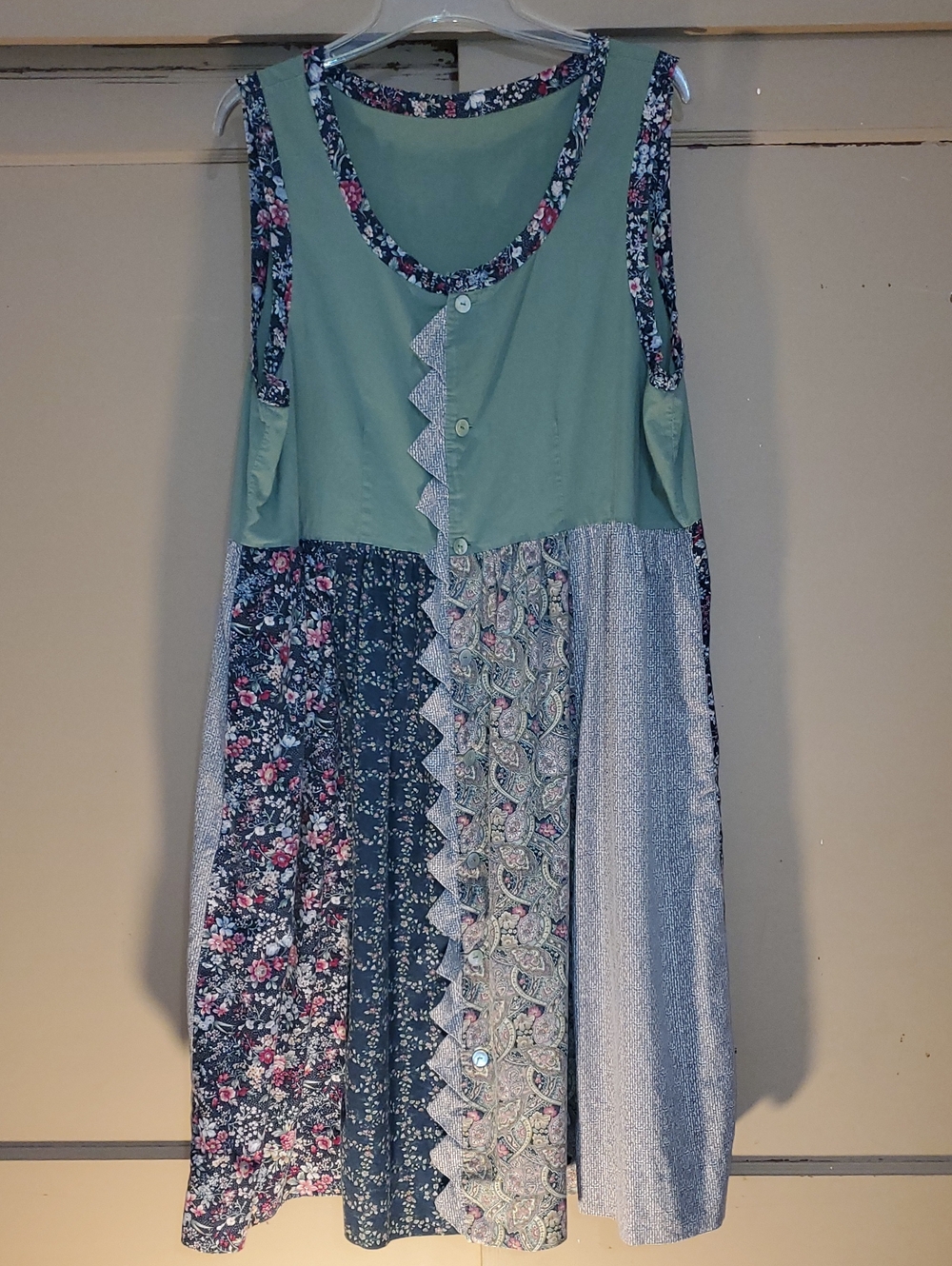 upcycled cottagecore dress